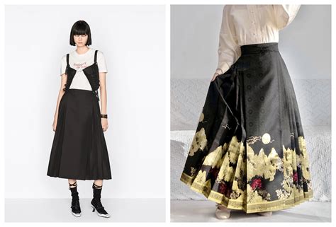 dior horse face skirt|chinese mamian skirt.